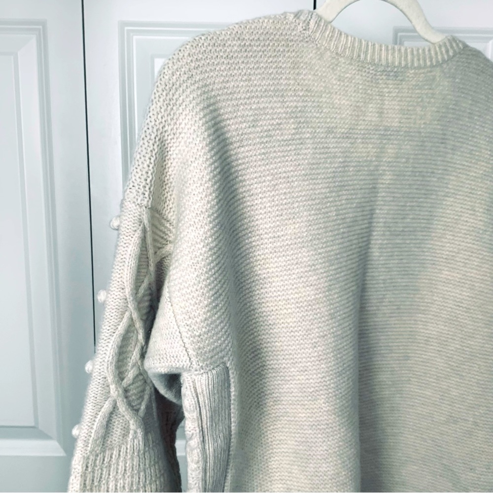 MADEWELL 100% Wool Cream Sweater. - Picture 7 of 8
